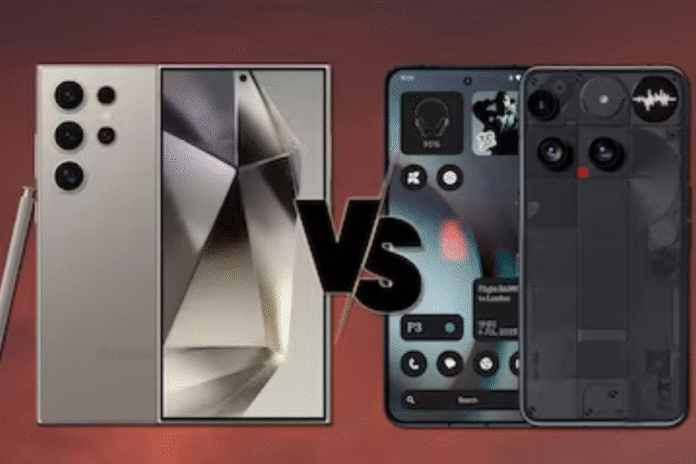 Nothing- Phone -3- Vs - Samsung- Galaxy- S24 -5G